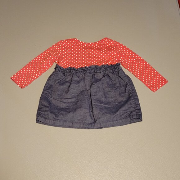 Healthtex Baby Girl's Red Polka Dot Dress With Matching Bloomers - Picture 3 of 6